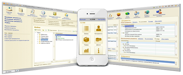 мобильное приложение 1С:УНФ 8